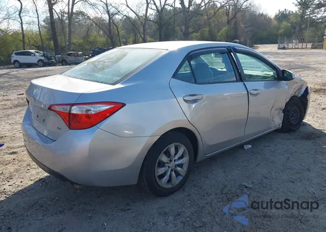 2015 Toyota Corolla Le from USA, damaged, VIN 2T1BURHE7FC451927